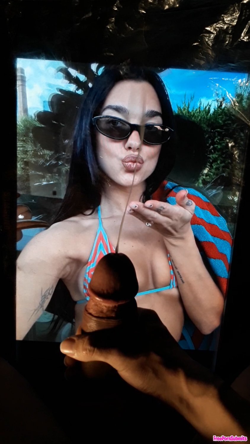 Dua Lipa Cum Tribute photo featuring cumtribute