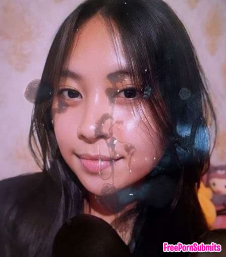 Asian Slut Glory exposed and tribbed photo featuring asian slut tribute exposed cum - Part 6