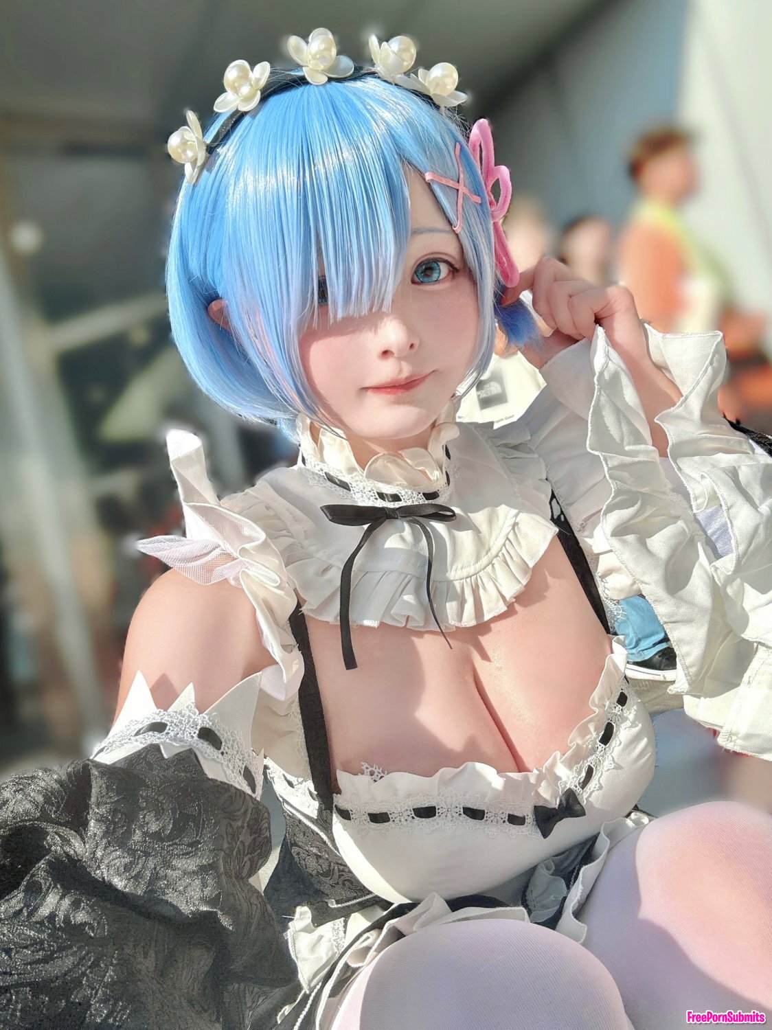 Cumtribute/SOP Suzura (Re:Zero Rem Cosplay) photo featuring Cosplayer - Part 2