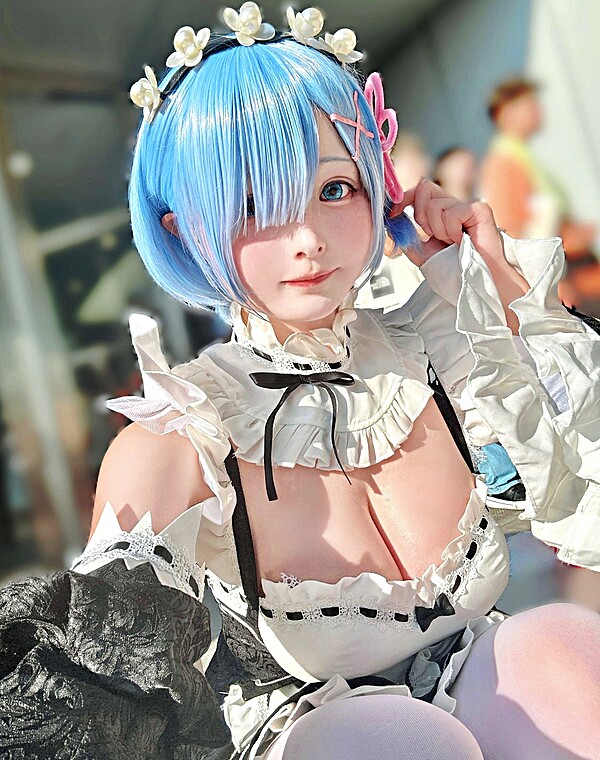 Thumbnail for Cumtribute/SOP Suzura (Re:Zero Rem Cosplay)