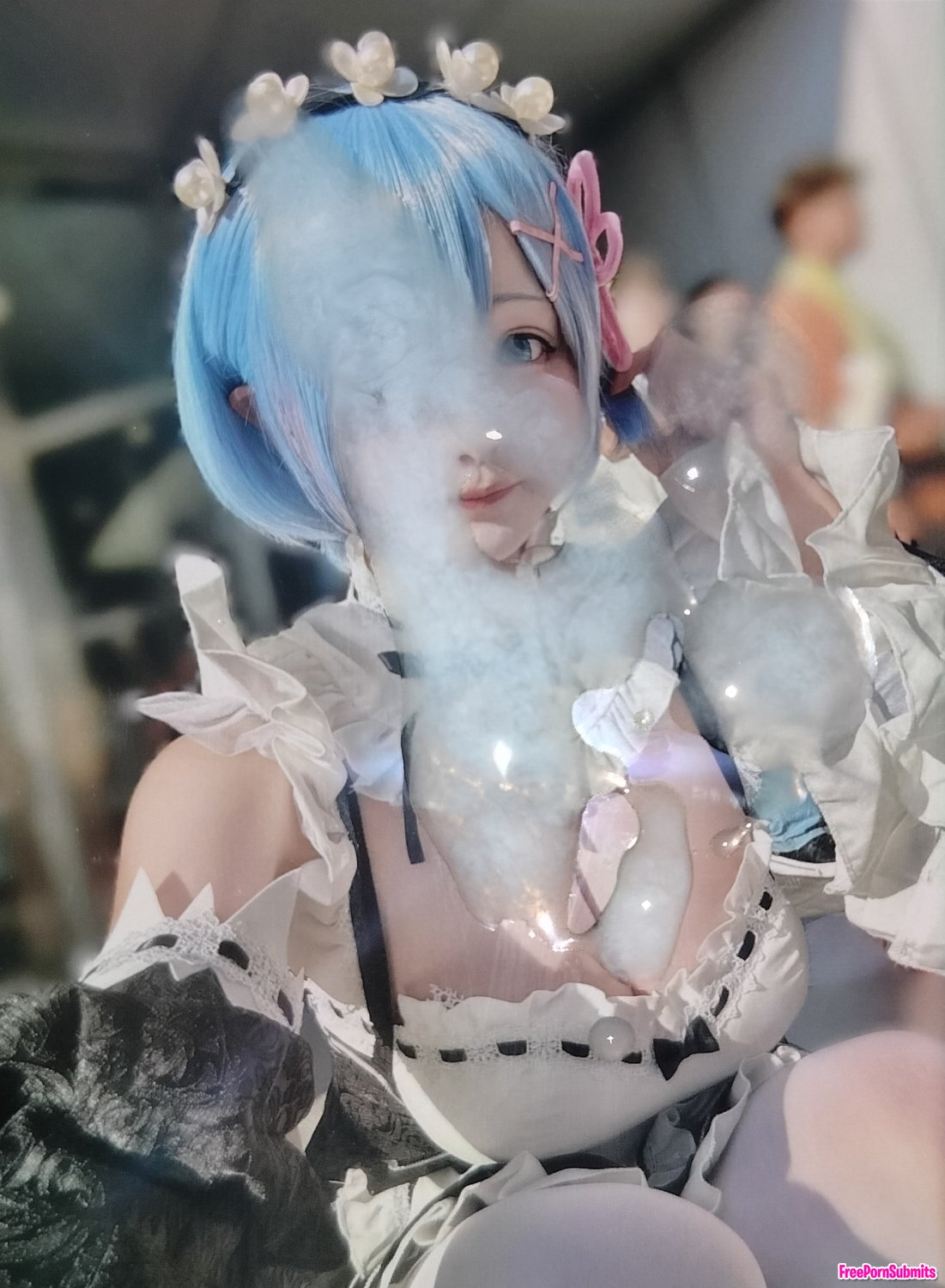 Cumtribute/SOP Suzura (Re:Zero Rem Cosplay) photo featuring Cumtribute - Part 3