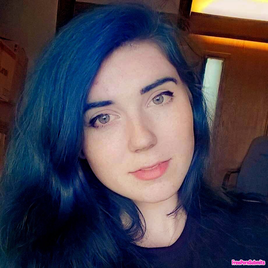 Blue haired slut Abigale Cock Trib Kik Moelle94 photo featuring trib - Part 2