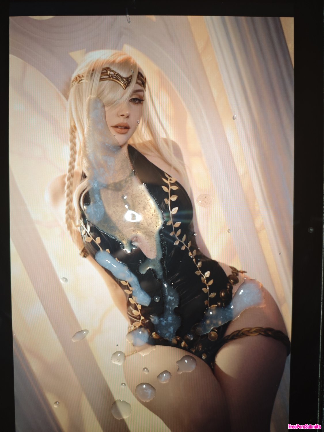 Cumtribute #047 Sayathefox Marika cosplay photo featuring Tribute