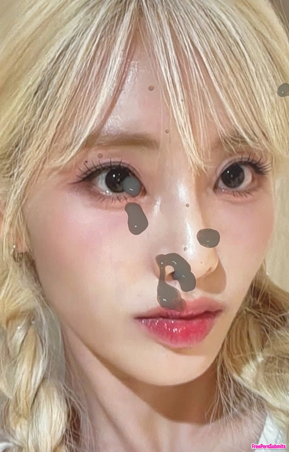 Jiwon 박지원 (fromis_9) Cum Tribute photo featuring fromis_9