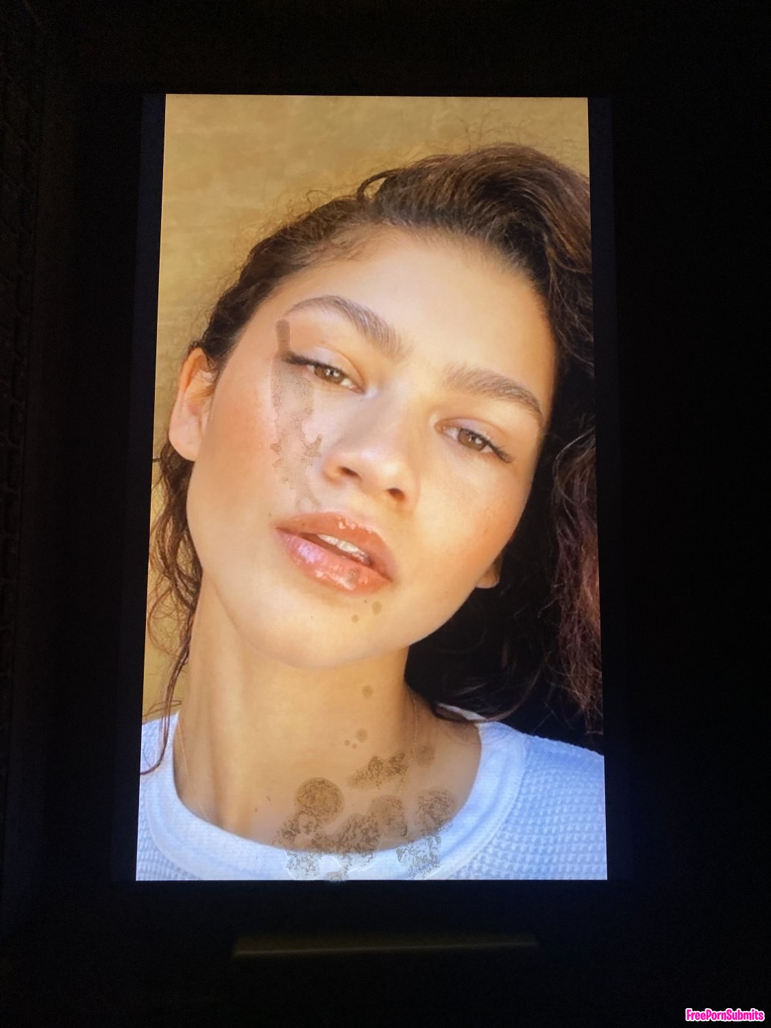 Zendaya Cumtribute photo featuring jizz