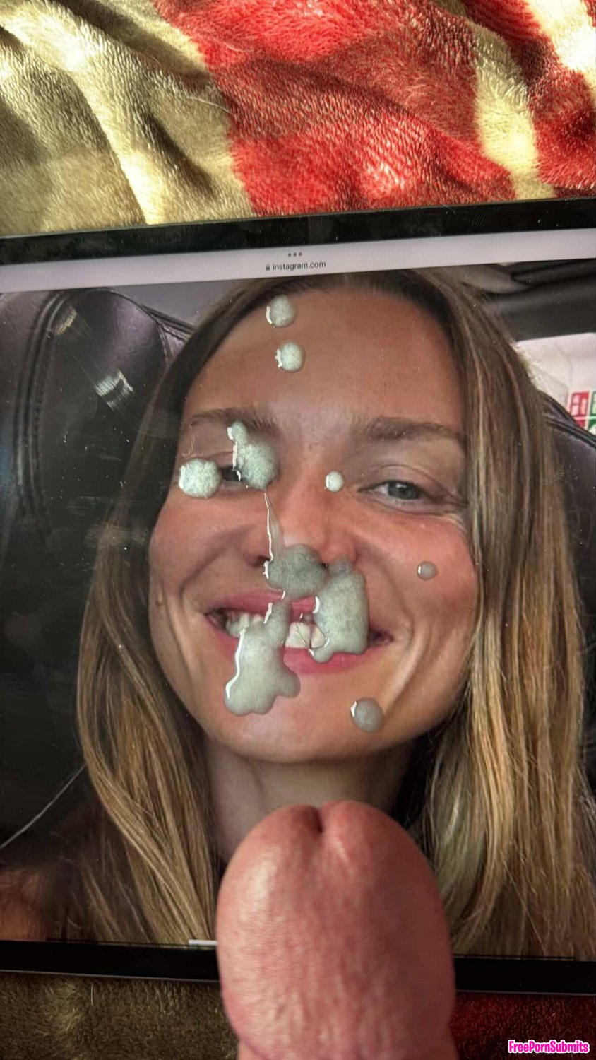 Fiammetta Cicogna facial cumtribute photo featuring hottie