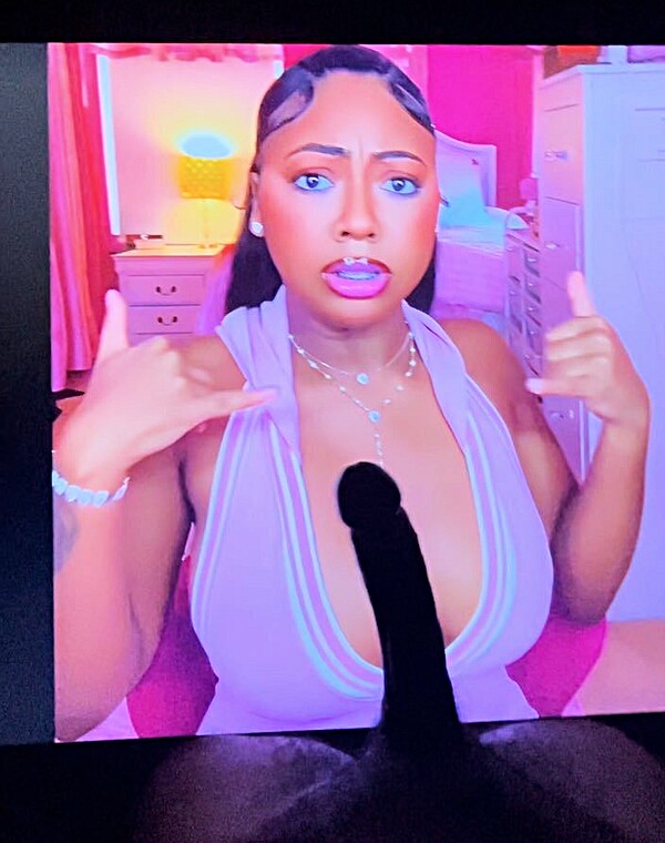 Thumbnail for Ebony bitch with huge tits tributes meekianaaa