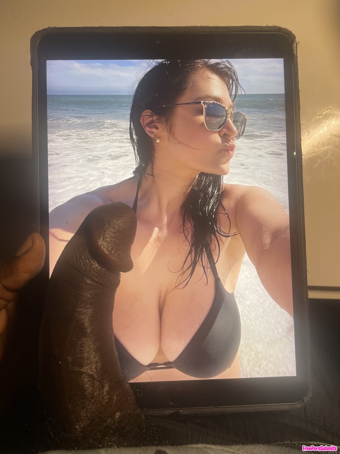 Brunette With Big Boobs BBC Tribute photo featuring boobs - Part 2