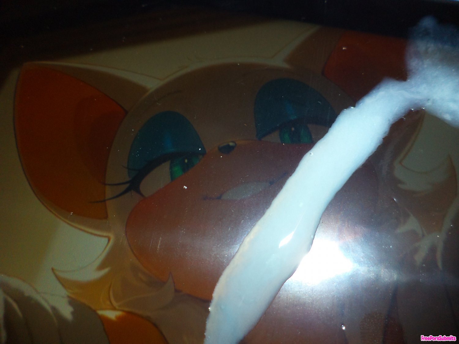 cum tribute - futa Rouge the bat photo featuring semen on picture - Part 12
