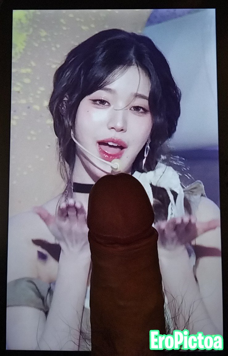 IVE　WONYOUNG　cum tribute photo featuring cum tribute