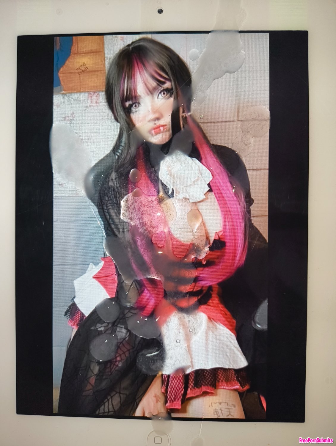 Tributo a una cosplayer tetona @honey_tribute photo featuring Cock - Part 2
