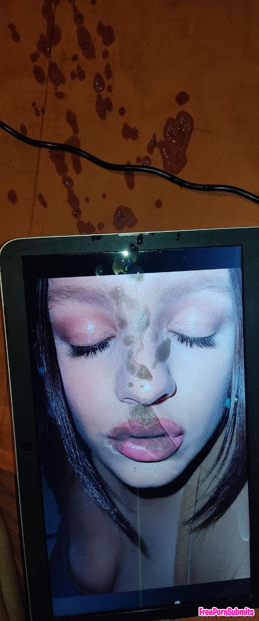 Rosalía cumtribute photo featuring Famosa - Part 6