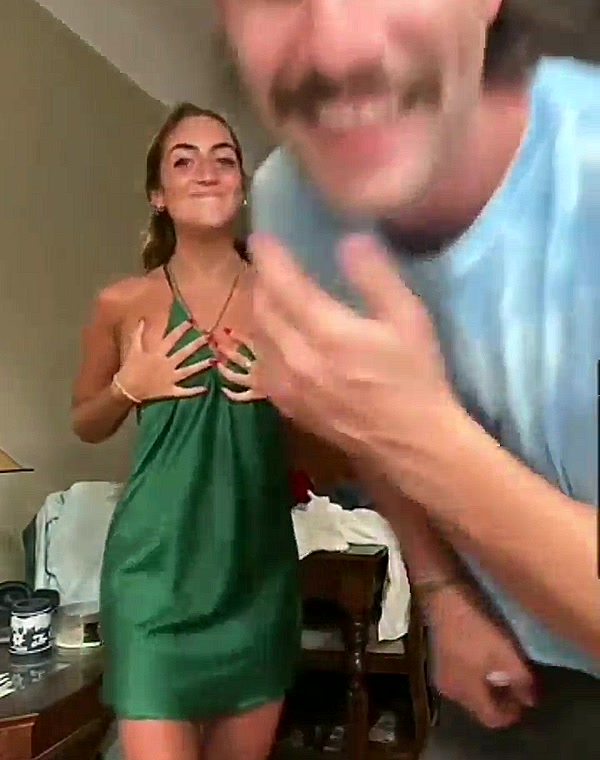 Thumbnail for alexpeduto getting her nipple and booty with thong got flashed on live tiktok stream