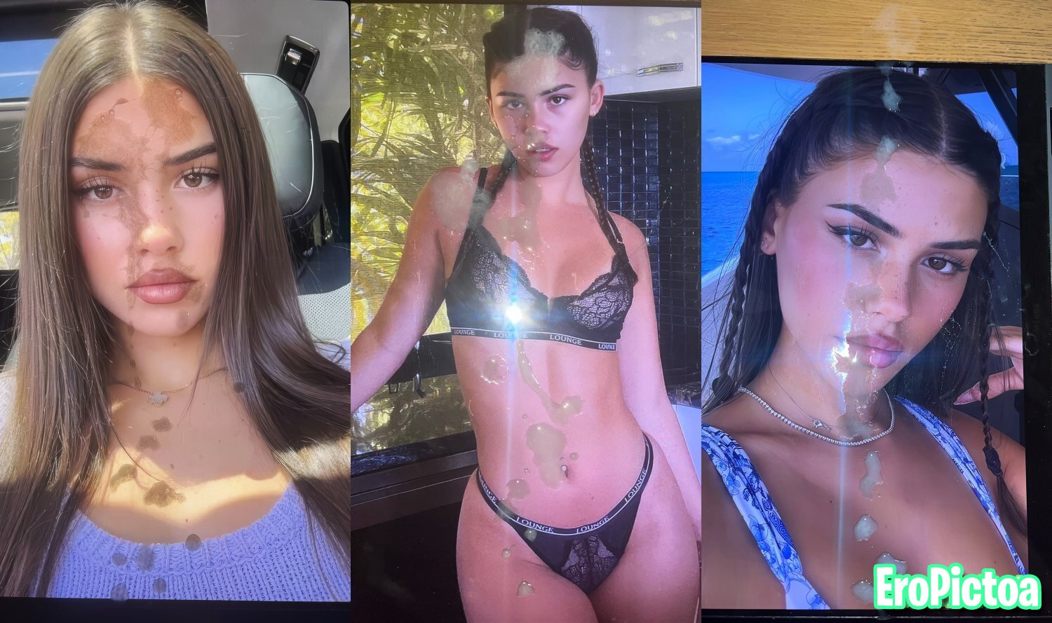Leah Halton Cum Tribute - Split Screen photo featuring Halton - Part 3