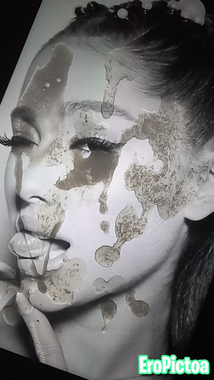 Ariana Grande cum tribute photo featuring Cumtribute - Part 3
