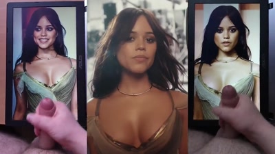 Thumbnail for Goddess Jenna - Created by My Friend - Jenna Ortega Cum Tribute Edit
