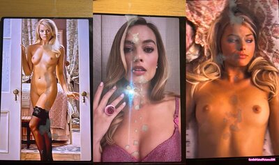 Thumbnail for Margot Robbie Cum Tribute - Split Screen