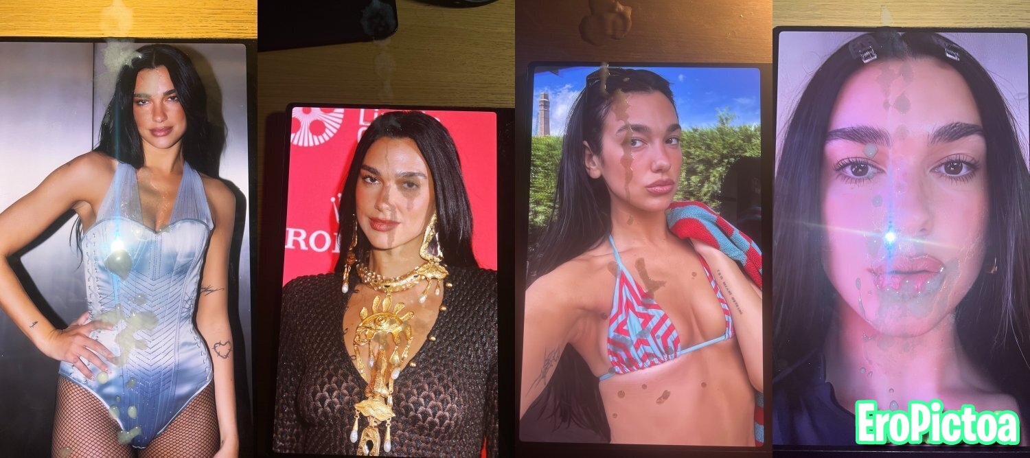 Dua Lipa Cum Tribute #2 - Split Screen photo featuring Lipa - Part 3
