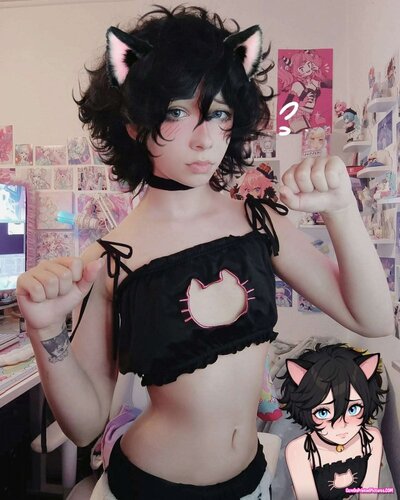 Thumbnail for Femboy milkyray cum tribute