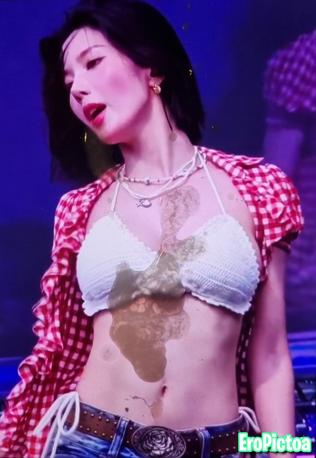 Kwon Eunbi Cum Tribute BOUNCY BUSTY TITS photo featuring kpop - Part 4