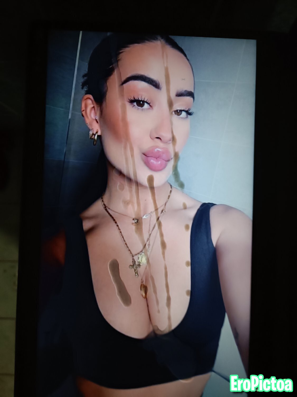 𝙼𝚊𝚛𝚒𝚗𝚊 𝚁𝚒𝚟𝚎𝚛𝚜 Cumtribute photo featuring tits - Part 4
