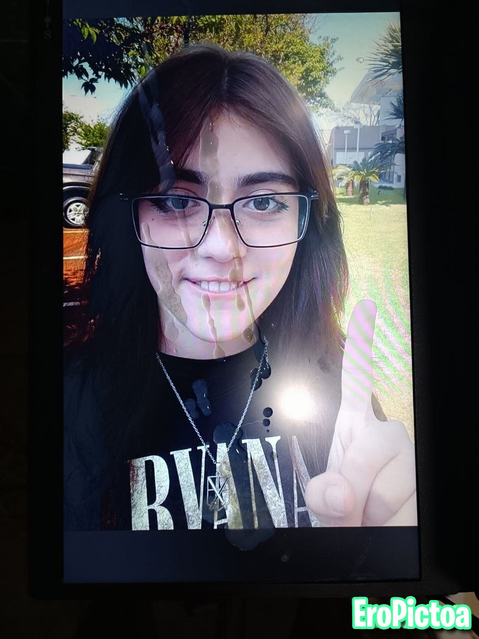 𝘼𝙣𝙜𝙚𝙡𝙖𝙧𝙧𝙤𝙘𝙝𝙞𝙨𝙩𝙖 Dumb Face Cumtribute (2) photo featuring cum - Part 2