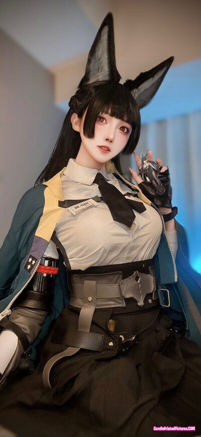 Thumbnail for Cumtribute/SOP Shokora (Zenless Zone Zero Hoshimi Miyabi Cosplay/