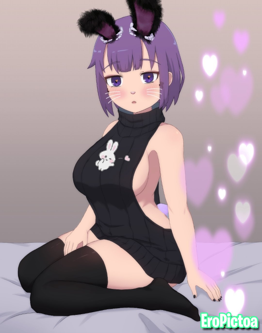 Goth Goon bunny edits photo featuring Goon