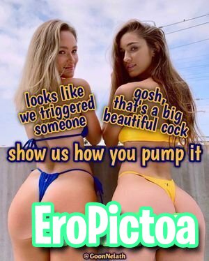 goon captions photo featuring porn