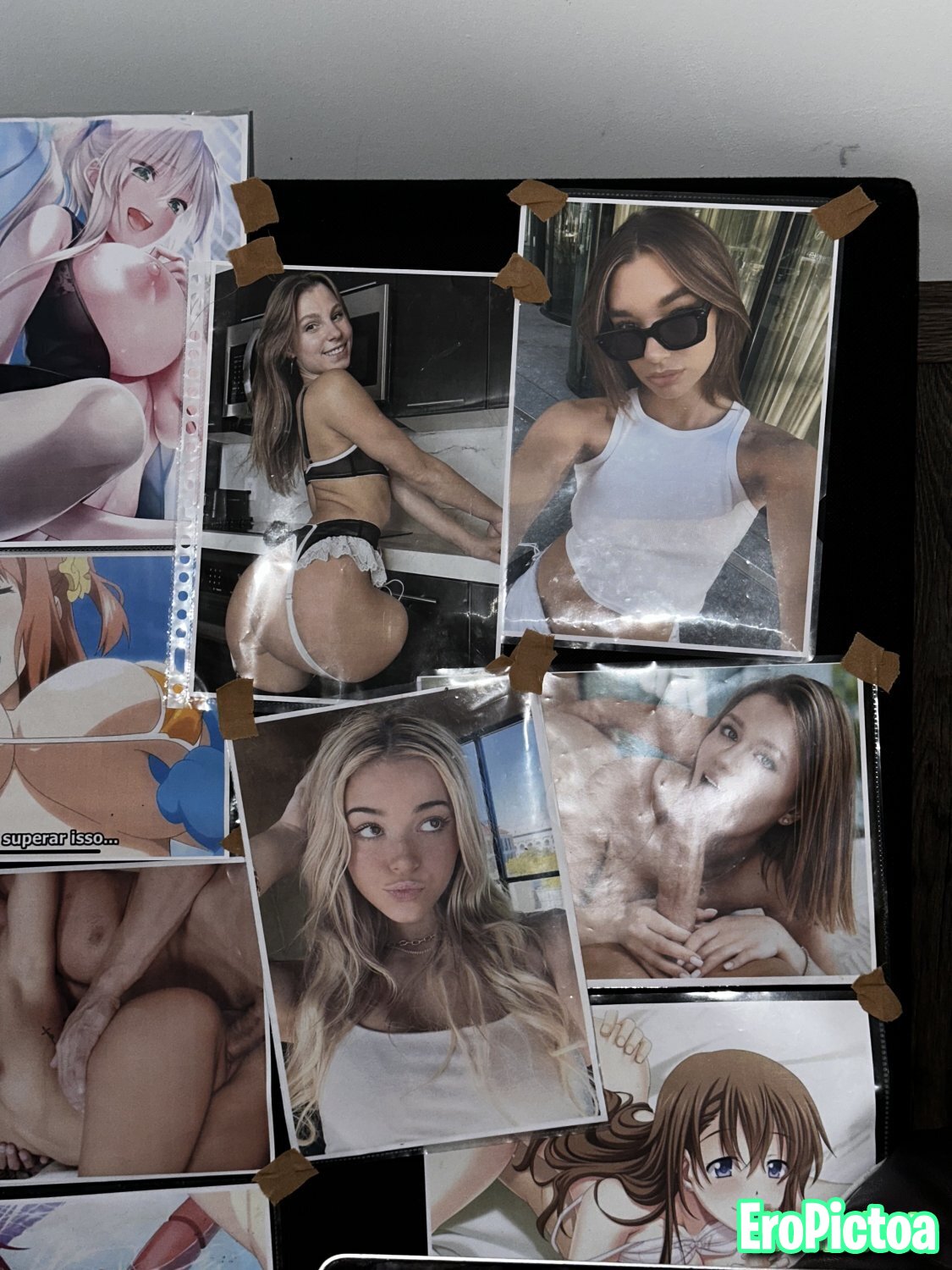 Gooning setup tribute printed pics photo featuring Hentai
