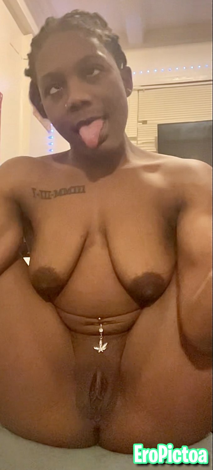 Dumb goon bitch photo featuring big areolas
