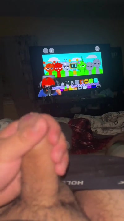 Thumbnail for Gooning while watching jelly bean