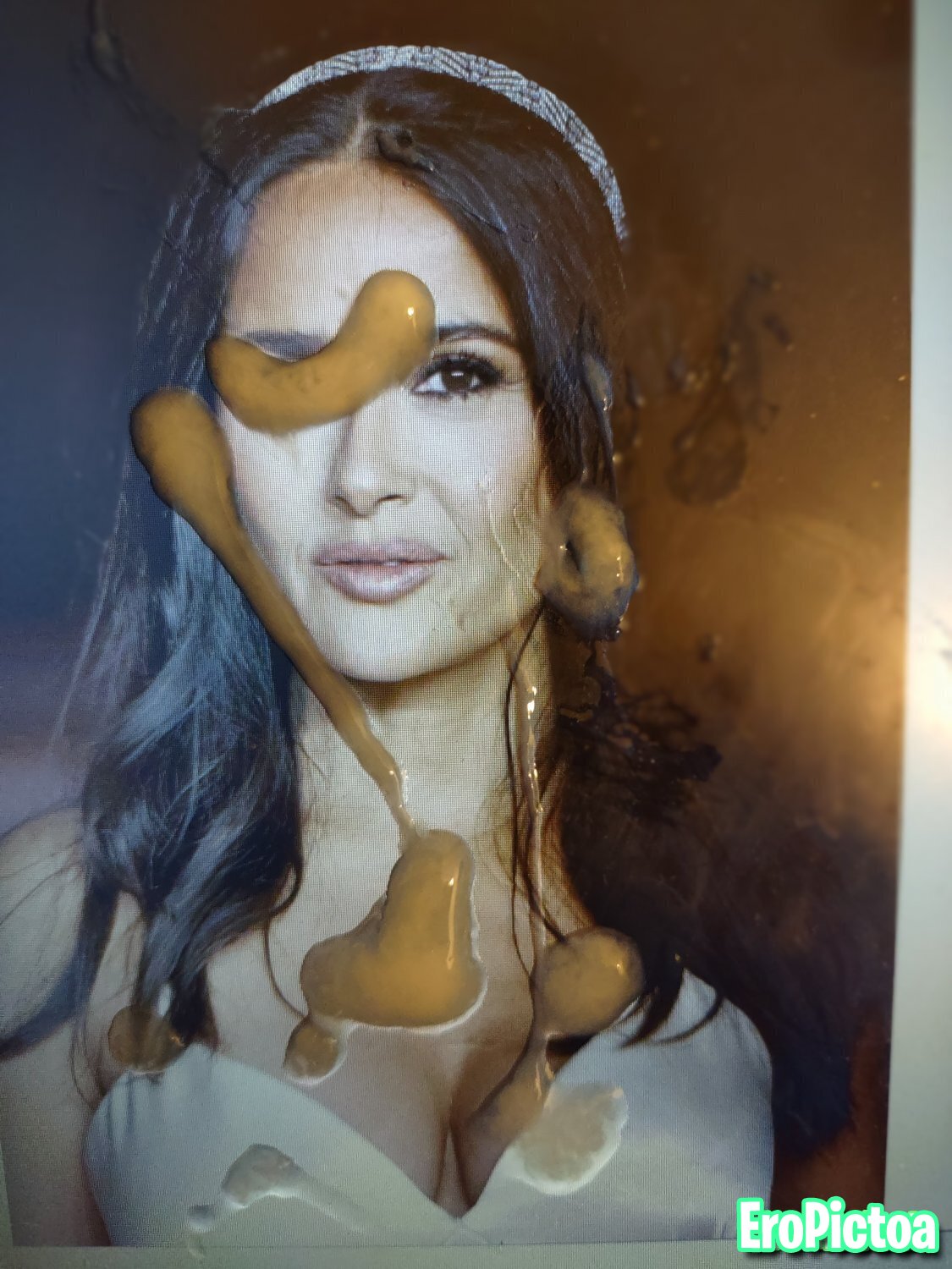 Busty Latina mommy Salma Hayek tittyfucking horny gooning cum tribute (SOP) photo featuring sop Busty Latina mommy Salma Hayek tittyfucking horny gooning cum tribute (SOP) photo featuring sop