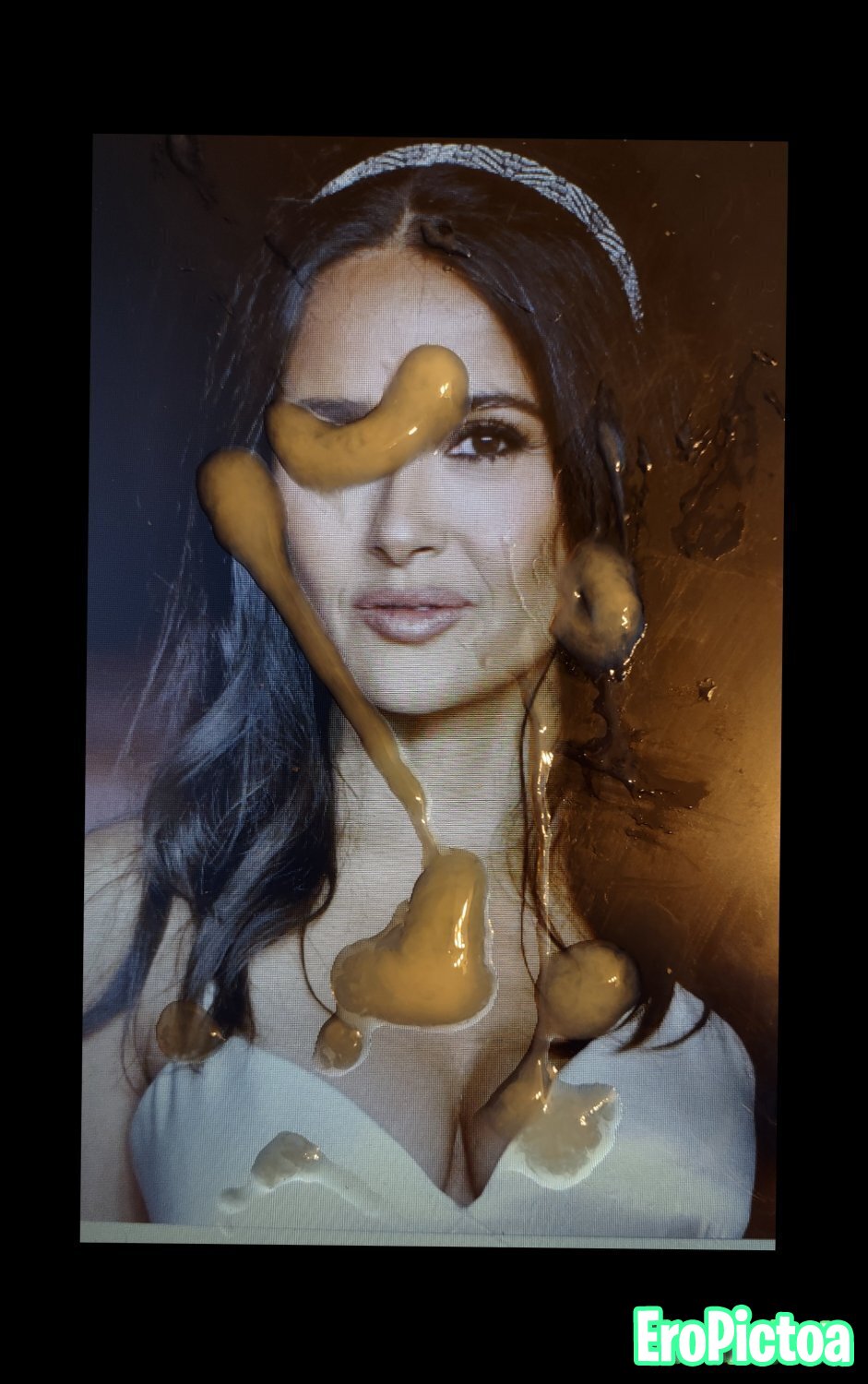 Busty Latina mommy Salma Hayek tittyfucking horny gooning cum tribute (SOP) photo featuring somuchcum Busty Latina mommy Salma Hayek tittyfucking horny gooning cum tribute (SOP) photo featuring somuchcum