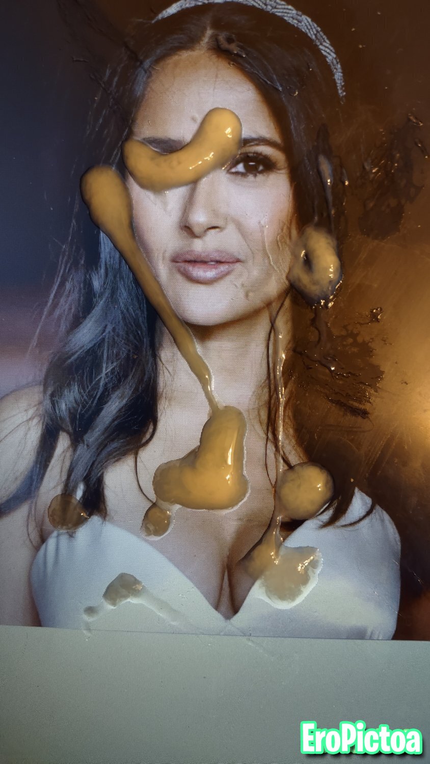 Busty Latina mommy Salma Hayek tittyfucking horny gooning cum tribute (SOP) photo featuring coatedincum Busty Latina mommy Salma Hayek tittyfucking horny gooning cum tribute (SOP) photo featuring coatedincum