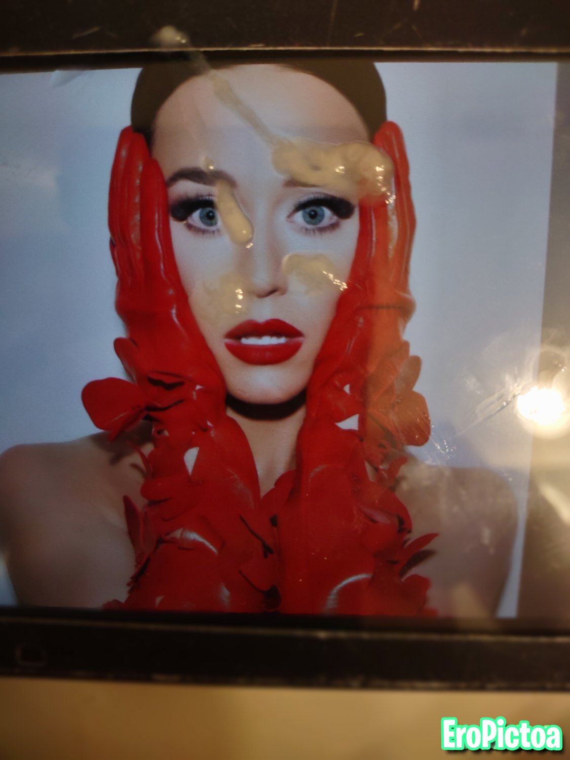 ♥️Katy Perry facial load horny gooning tribute ♥️(bonus tribute ✨) photo featuring cummingonface