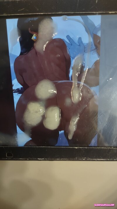Thumbnail for 🤎 busty Chel horny gooning cum tribute on her fat ass and holes 🤎