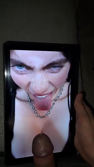 Thumbnail for Tittyfucking Billie Eilish's big tits with an Alexa Pearl voice-over