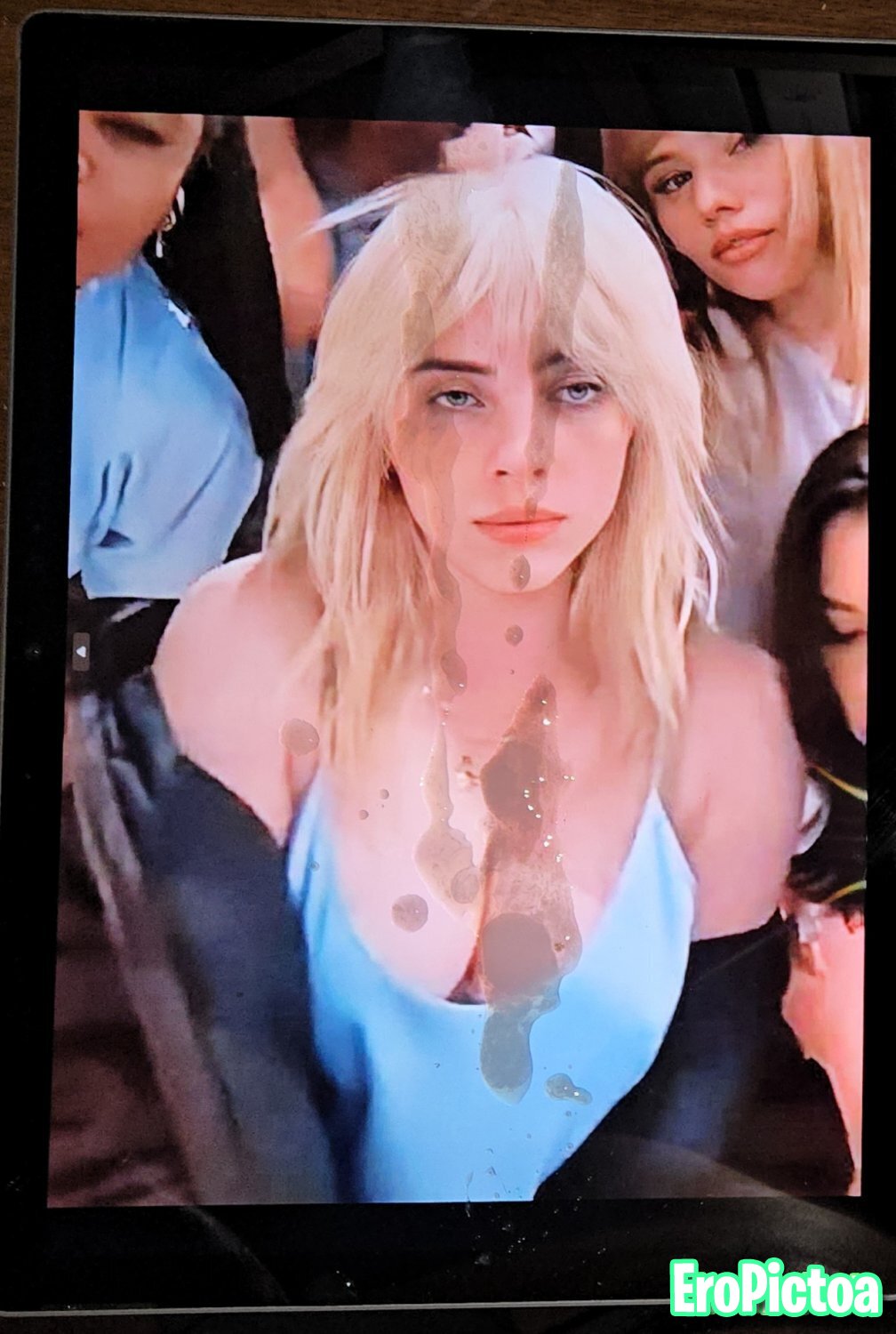 Billie Eilish Cum Tribute photo featuring Cumtribute