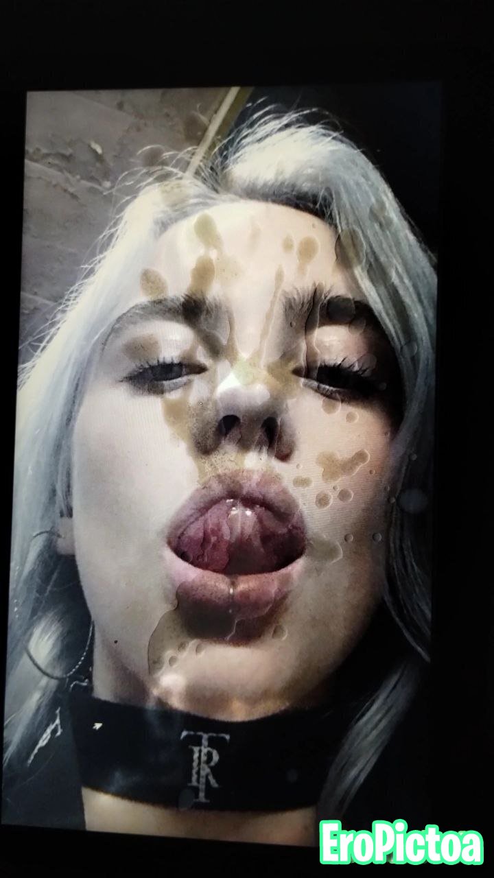 Billie E cum tribute photo featuring billieeilish - Part 9