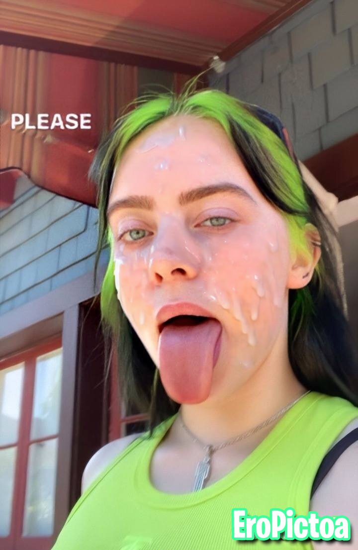 Tribute billie eilish photo featuring cumface - Part 4