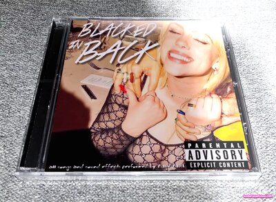 Thumbnail for billie eilish, fake album cover, "BLACKED IN BACK", edit, celebrity