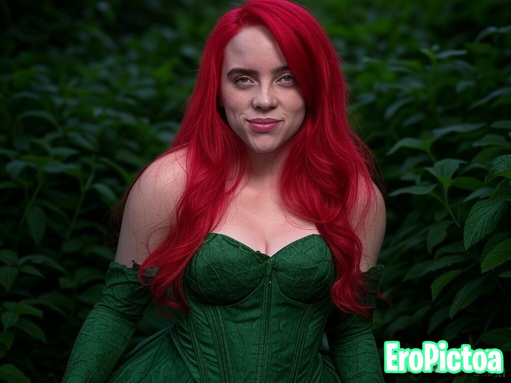 Billie Eilish Posion Ivy Cosplay photo featuring Grok - Part 2