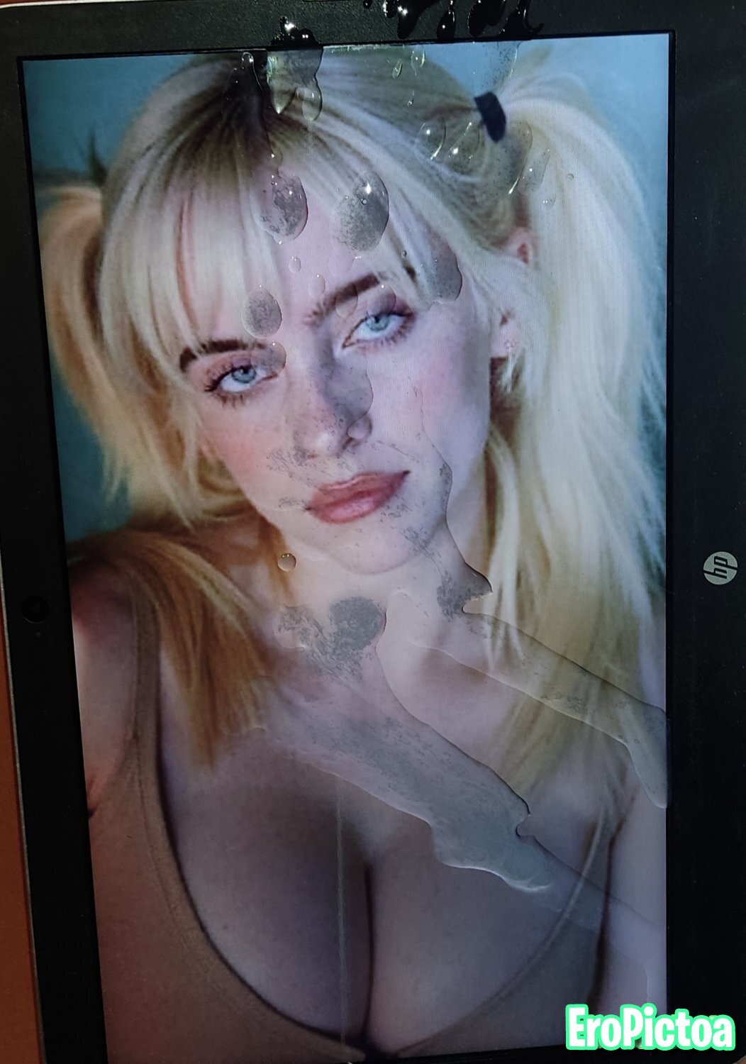 Billie Eilish cumtribute photo featuring Cocktribute