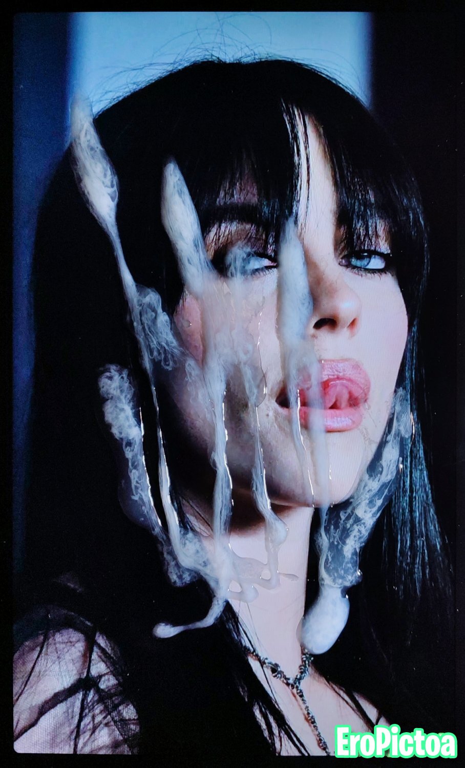 Billie Eilish cumtribute photo featuring billieeilish