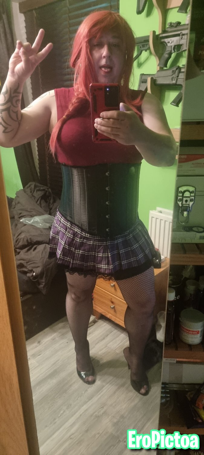 Sissy Olivia Starr from erome: My fave pics from this slut - https://www.erome.com/OliviaStarr - photo featuring Cage