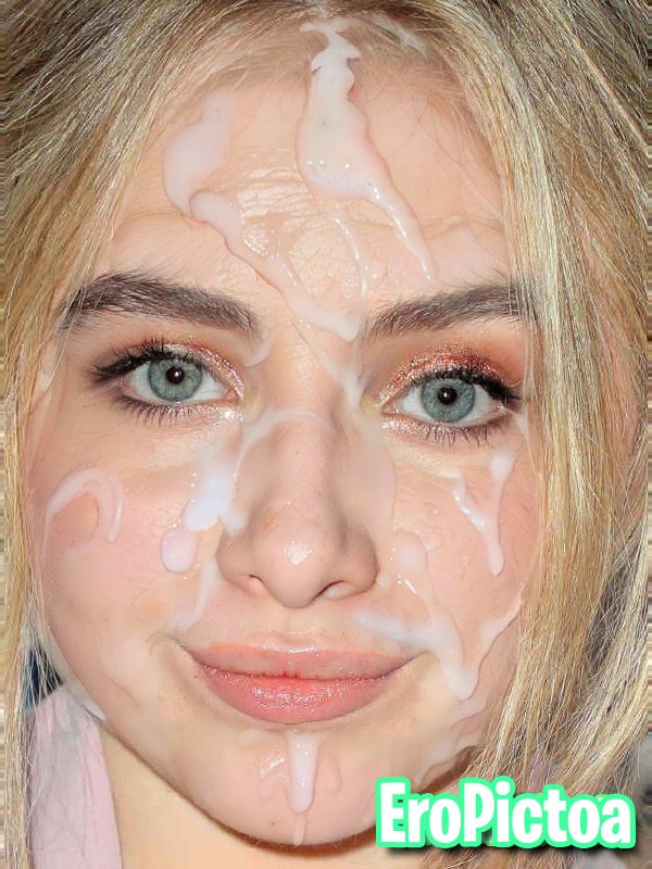 Sabrina Carpenter facial cumshot!! photo featuring Tiktok - Part 5