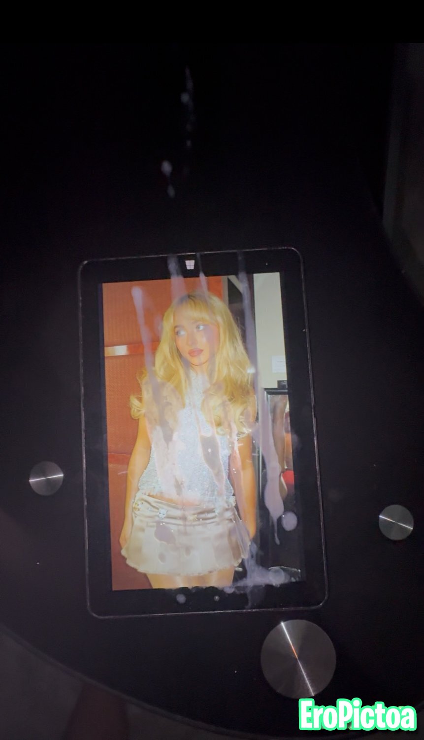 Sabrina Carpenter tribute(vid) photo featuring cum tribute - Part 4