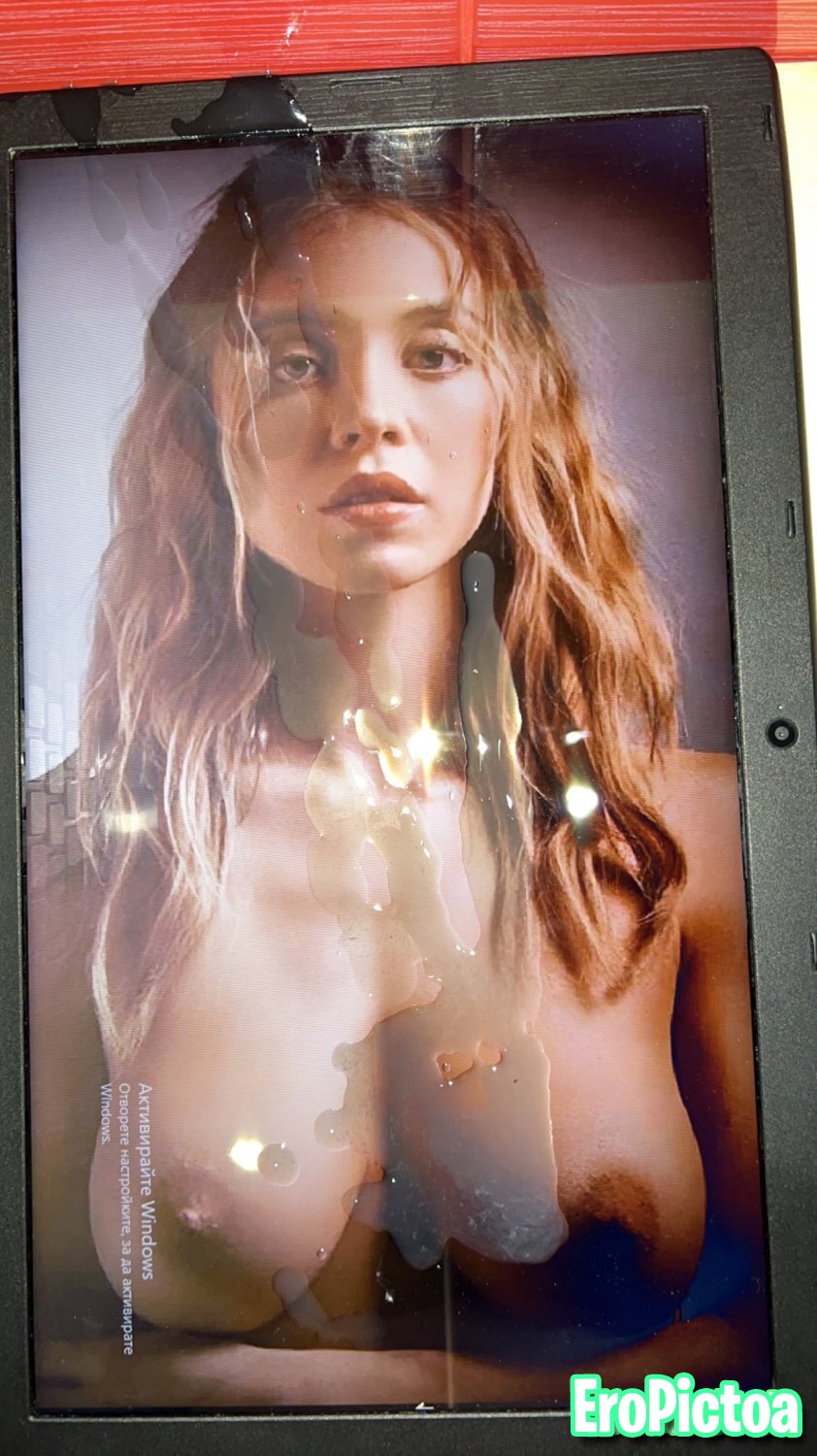 Sydney Sweeney Cum Tribute photo featuring cum Sydney Sweeney Cum Tribute photo featuring cum