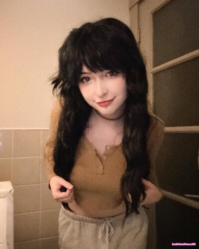 Thumbnail for Gorgeous Body Skinny Alt Slut -Tiktok Egirl Emo Goth Tease LemurLu